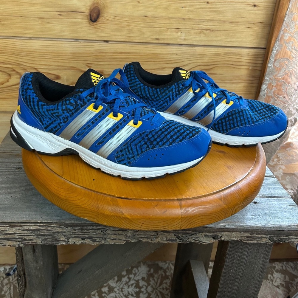Adidas Litestrike EVA Running Shoes Blue Black Silver Mens 9.5 C76313